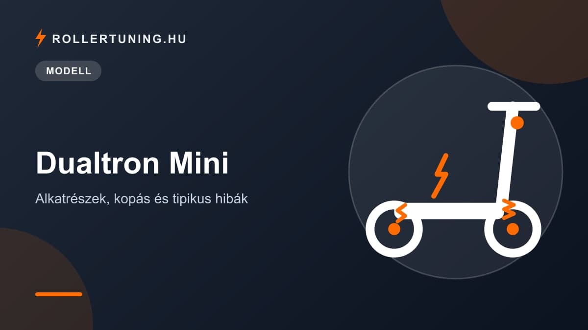 Dualtron Mini – alkatrészek, kopás és tipikus hibák – illusztráció