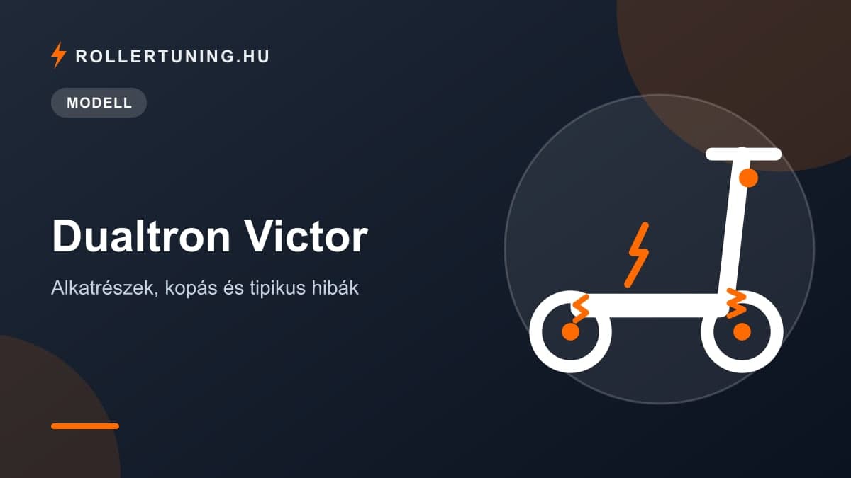 Dualtron Victor – alkatrészek, kopás és tipikus hibák – illusztráció