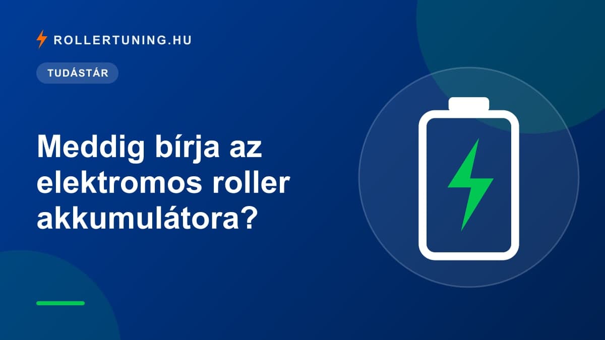 Meddig bírja az elektromos roller akkumulátora? – illusztráció