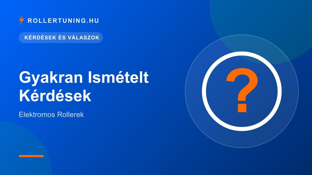 Gyakran Ismételt Kérdések – Elektromos Rollerek – illusztráció