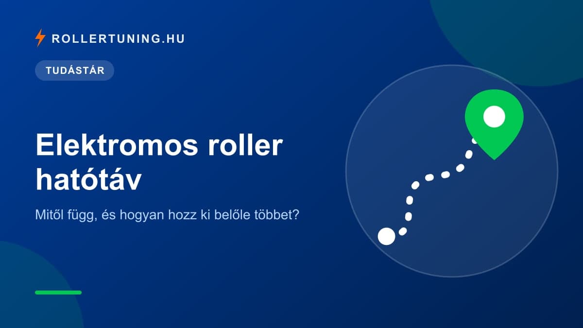 Elektromos roller hatótáv: mitől függ, és hogyan hozz ki belőle többet? – illusztráció