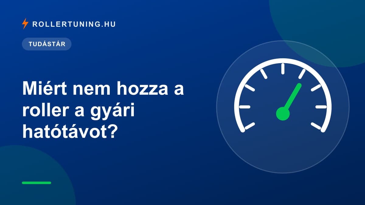 Miért nem hozza a roller a gyári hatótávot? – illusztráció