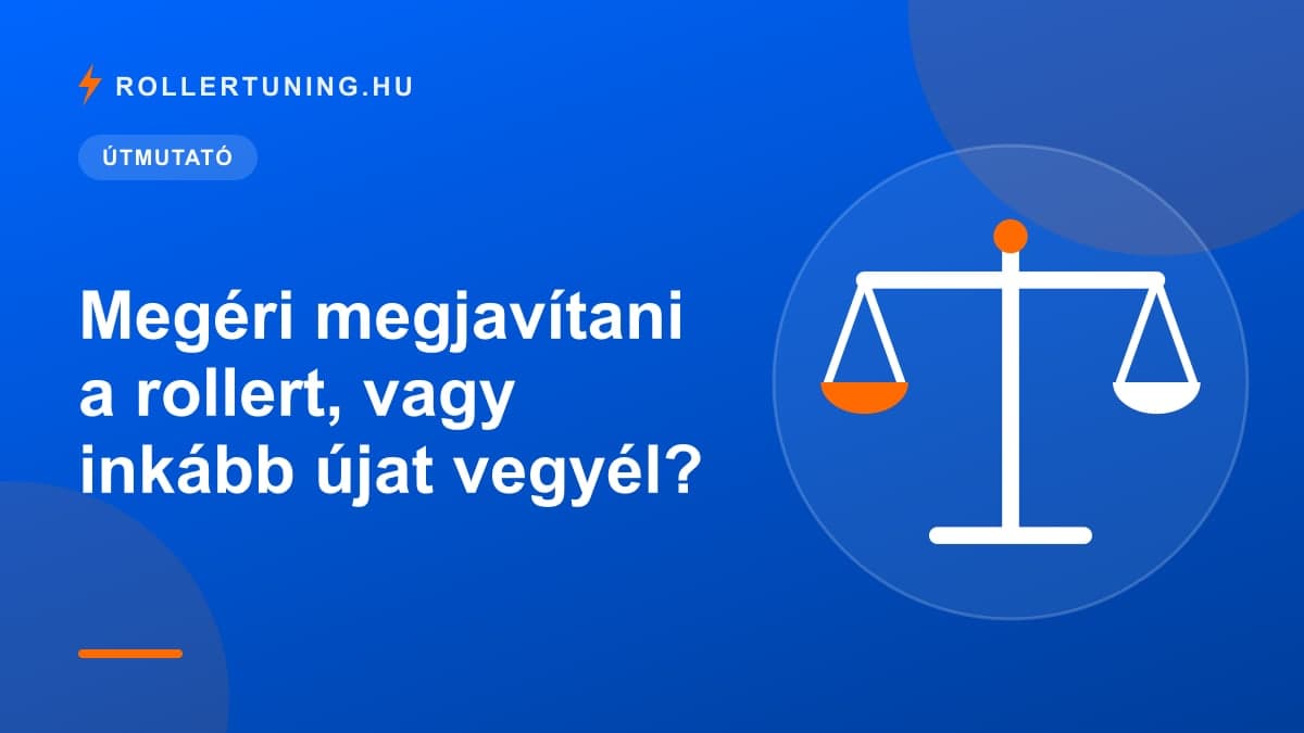 Megéri megjavítani a rollert, vagy inkább újat vegyél? – illusztráció