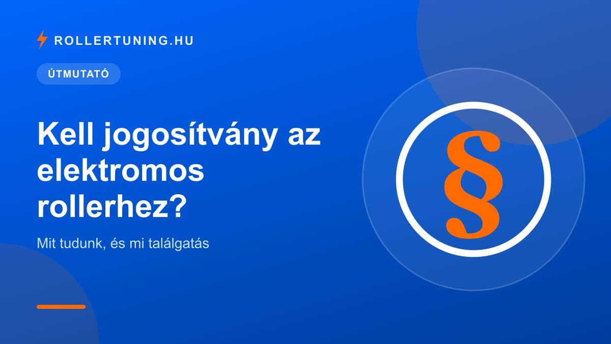 Kell jogosítvány az elektromos rollerhez? Mit tudunk, és mi találgatás – illusztráció
