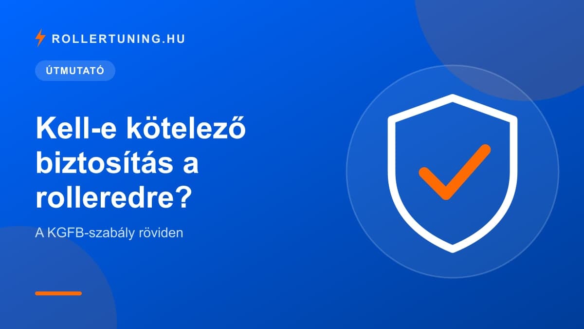 Kell-e kötelező biztosítás a rolleredre? A KGFB-szabály röviden – illusztráció