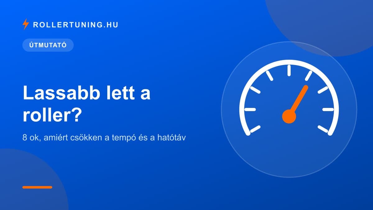 Lassabb lett a roller? 8 ok, amiért csökken a tempó és a hatótáv – illusztráció