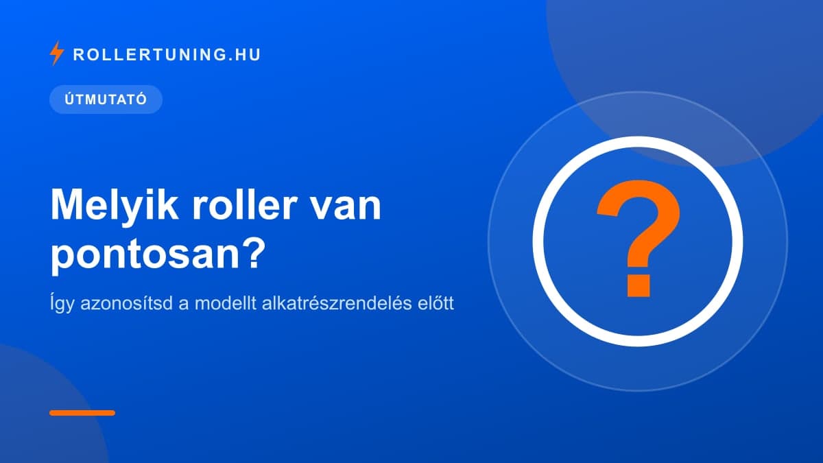 Melyik roller van pontosan? Így azonosítsd a modellt alkatrészrendelés előtt – illusztráció