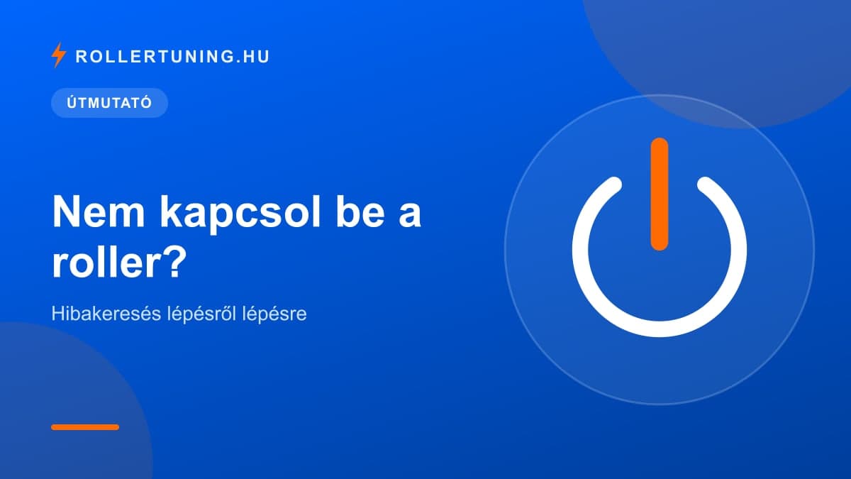 Nem kapcsol be a roller? Hibakeresés lépésről lépésre – illusztráció