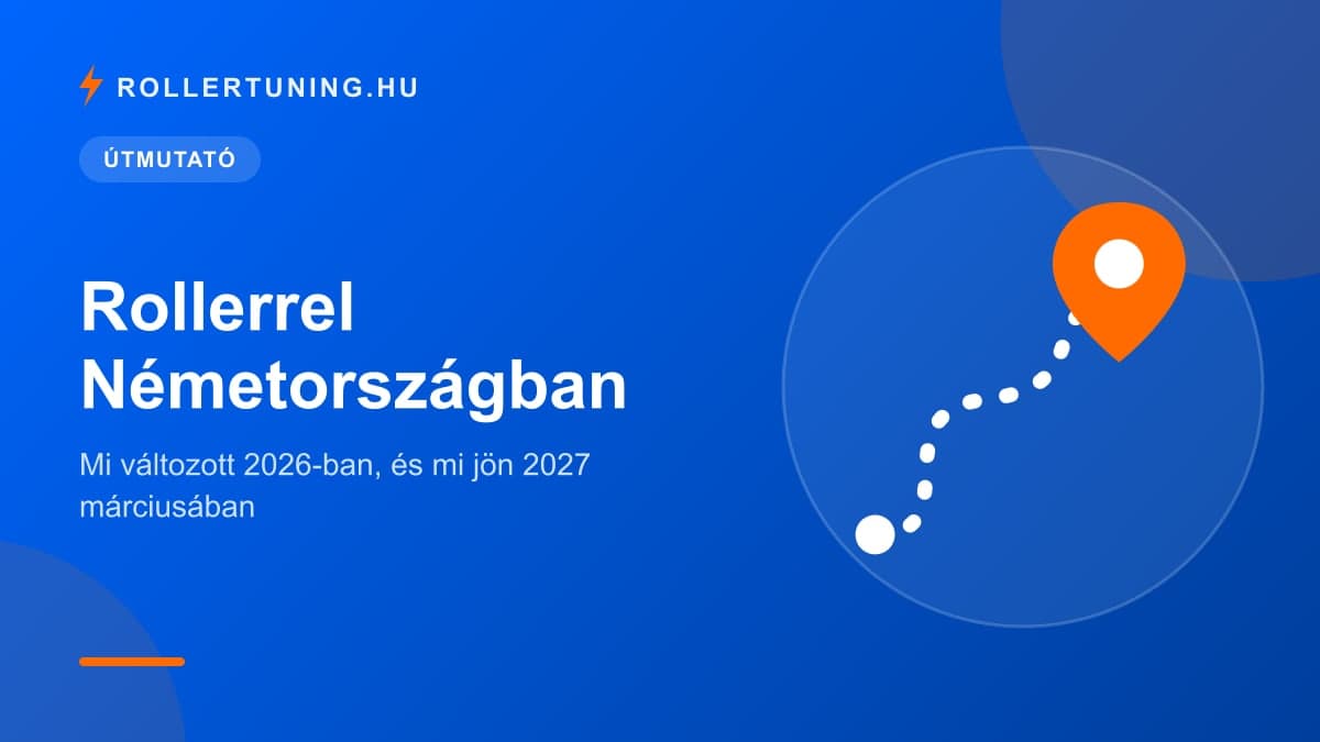 Rollerrel Németországban: mi változott 2026-ban, és mi jön 2027 márciusában – illusztráció