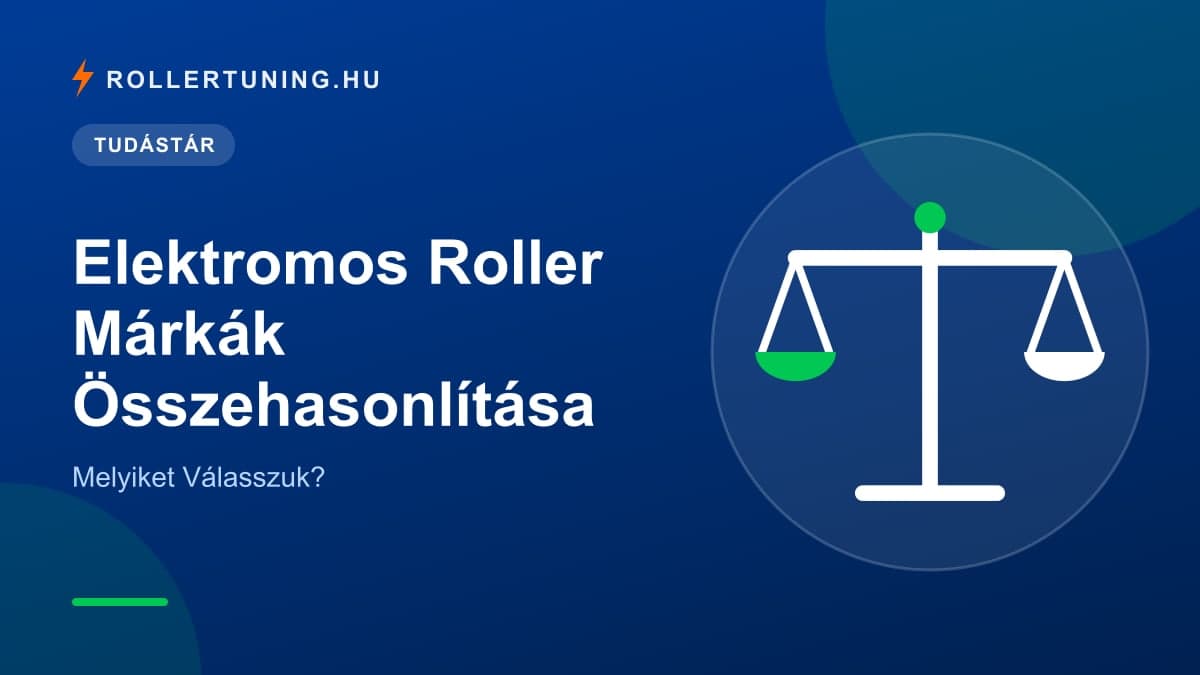 Elektromos Roller Márkák Összehasonlítása – Melyiket Válasszuk? – illusztráció