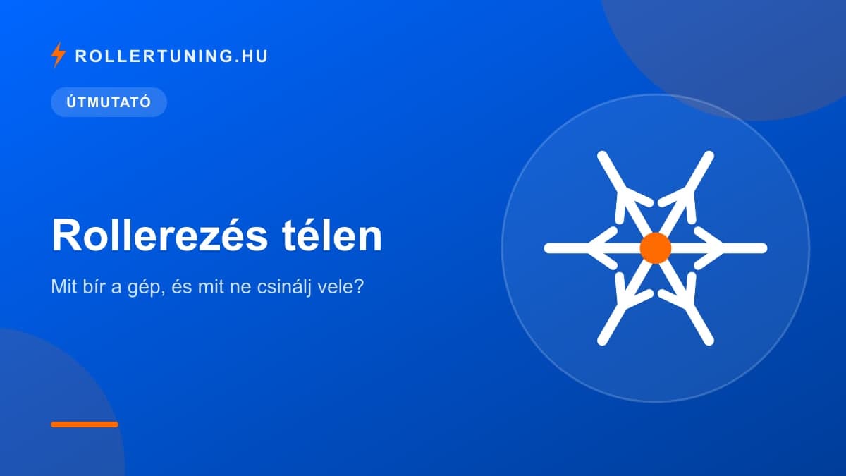 Rollerezés télen: mit bír a gép, és mit ne csinálj vele? – illusztráció