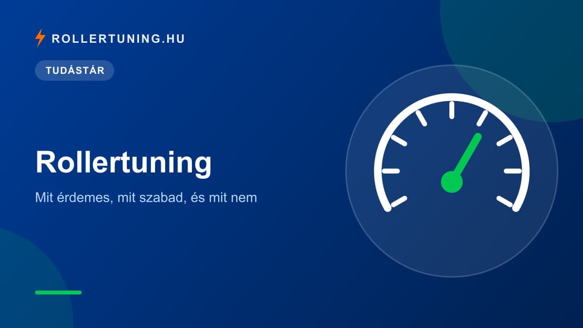 Rollertuning: mit érdemes, mit szabad, és mit nem – illusztráció