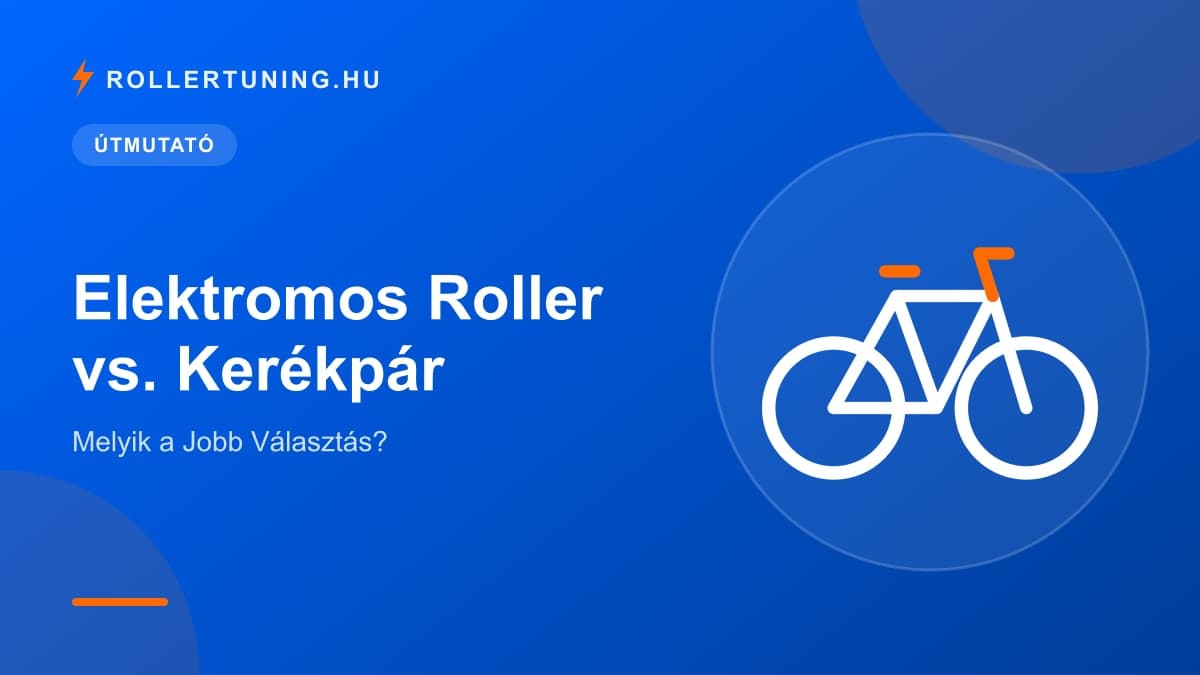 Elektromos Roller vs. Kerékpár – Melyik a Jobb Választás? – illusztráció