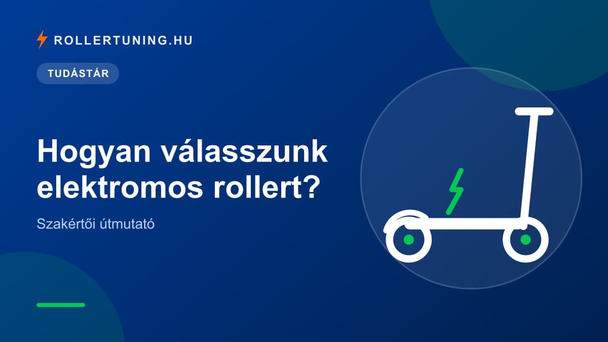 Hogyan válasszunk elektromos rollert? – Szakértői útmutató – illusztráció