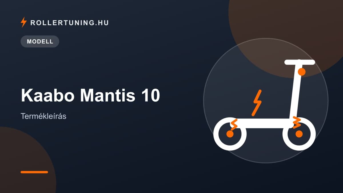 Kaabo Mantis 10 – Termékleírás – illusztráció