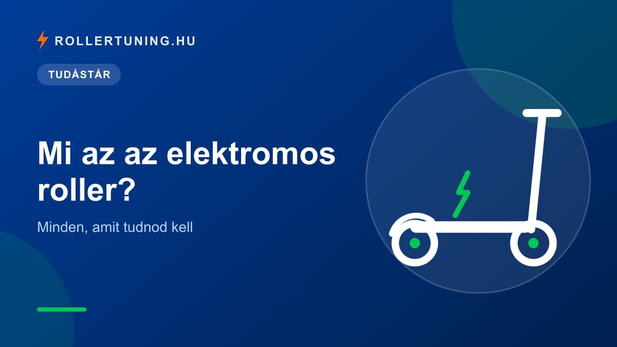 Mi az az elektromos roller? – Minden, amit tudnod kell – illusztráció