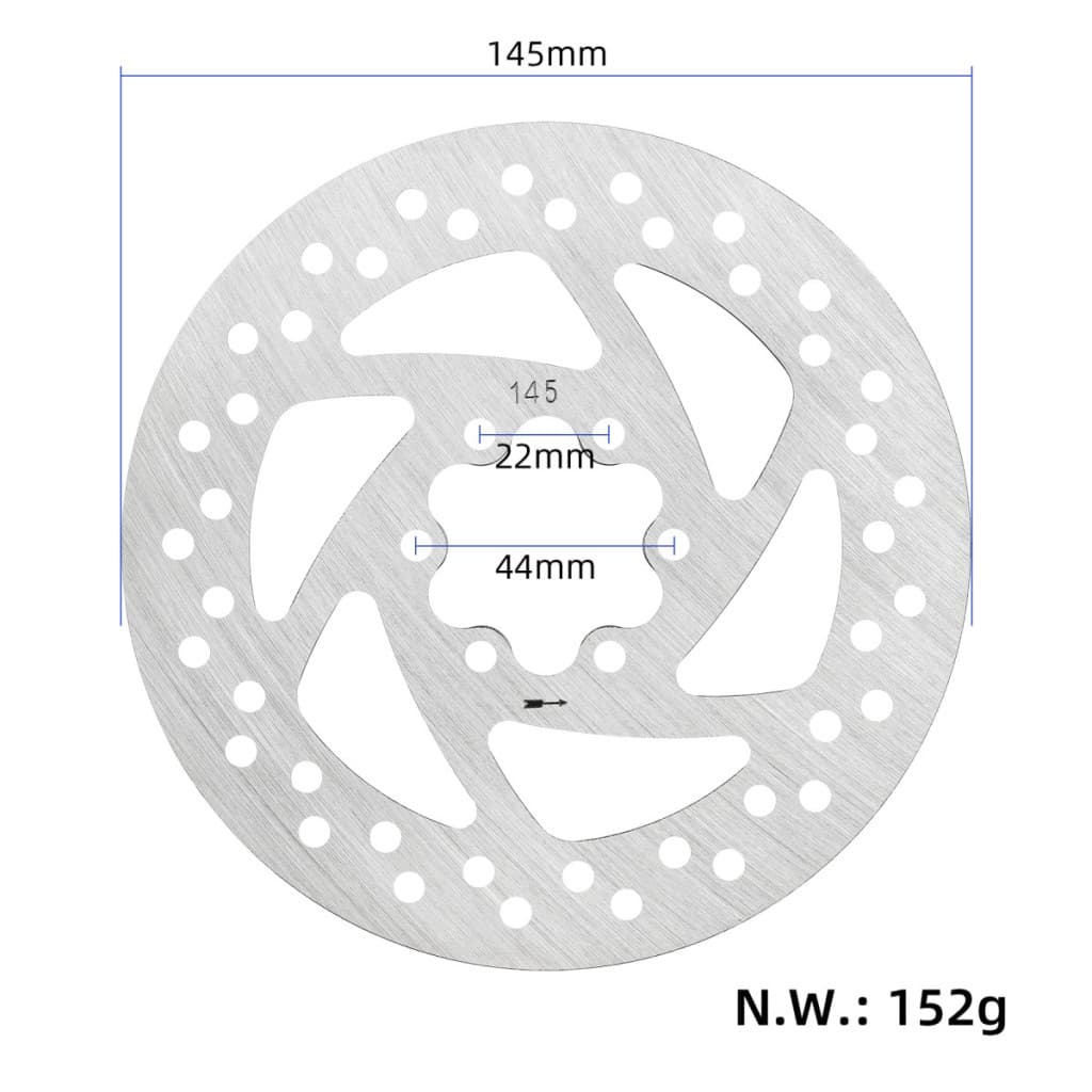 145 mm féktárcsa VSETT 10+ 10 APEX DUALTRON KAABO