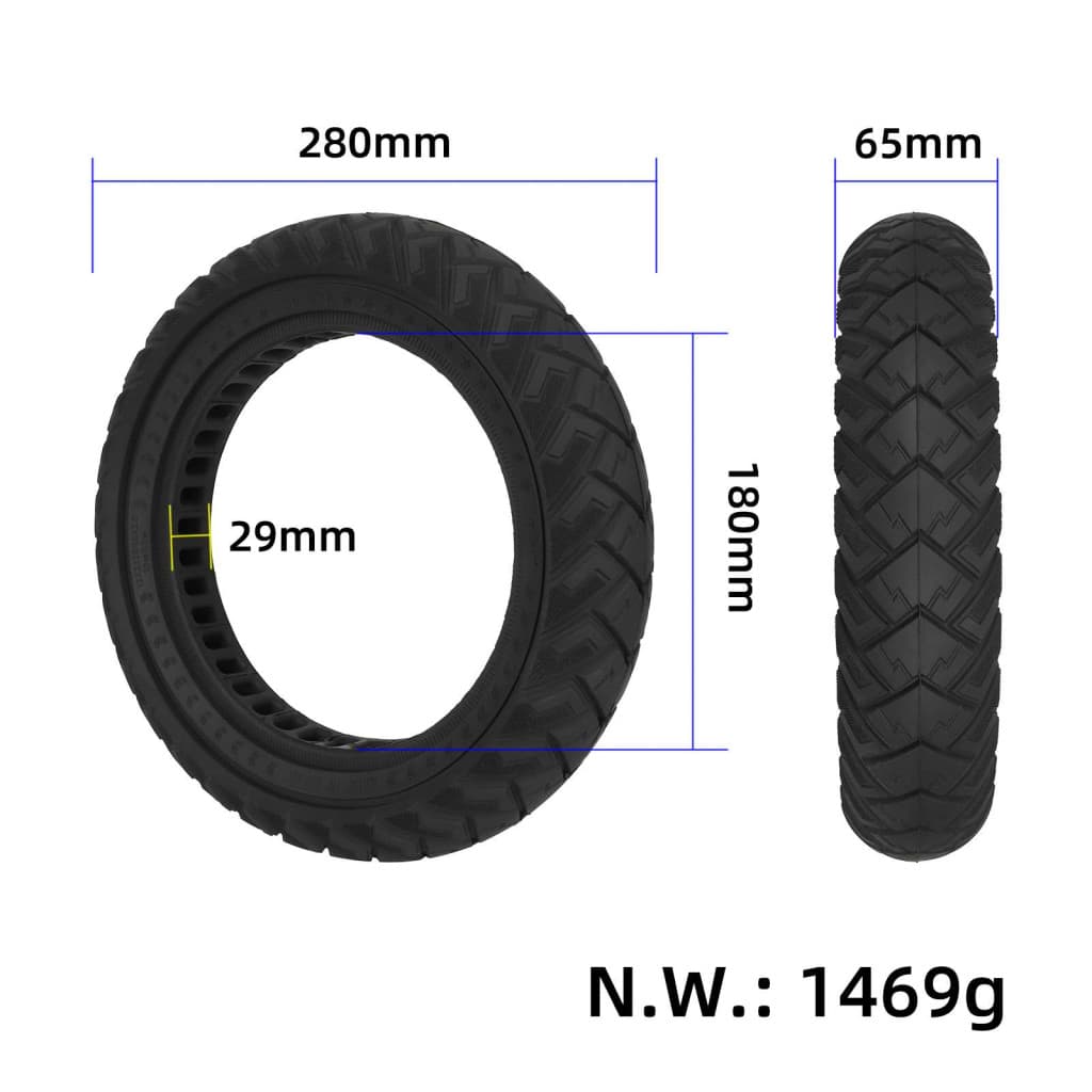 12x2,125/12x2,5/12 1/2x2 1/4  off-road tömör gumi (card slot 28MM)