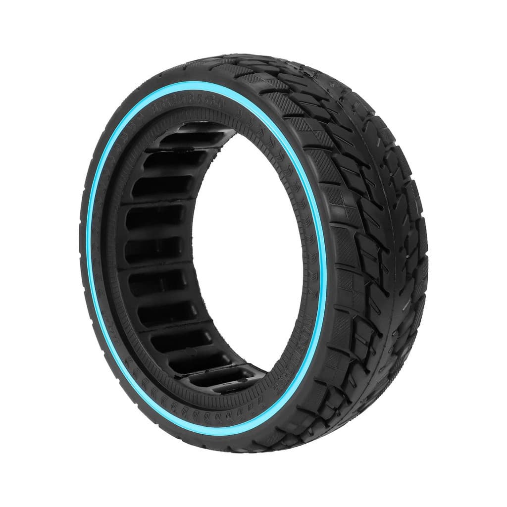8,5x2,5 off-road tömör gumi kék csíkkal