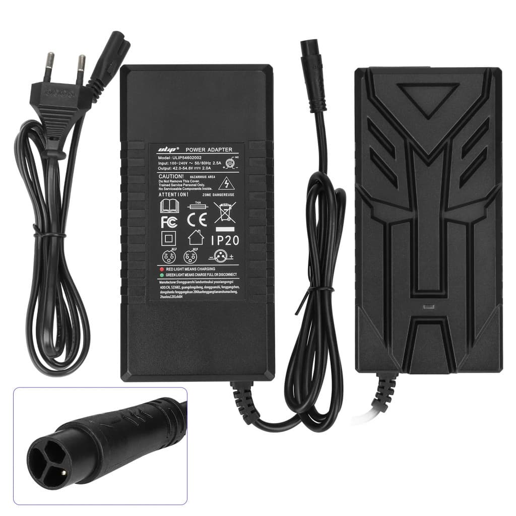 54.6V2A töltő kicsi LP16-3P fejjel (EU plug)