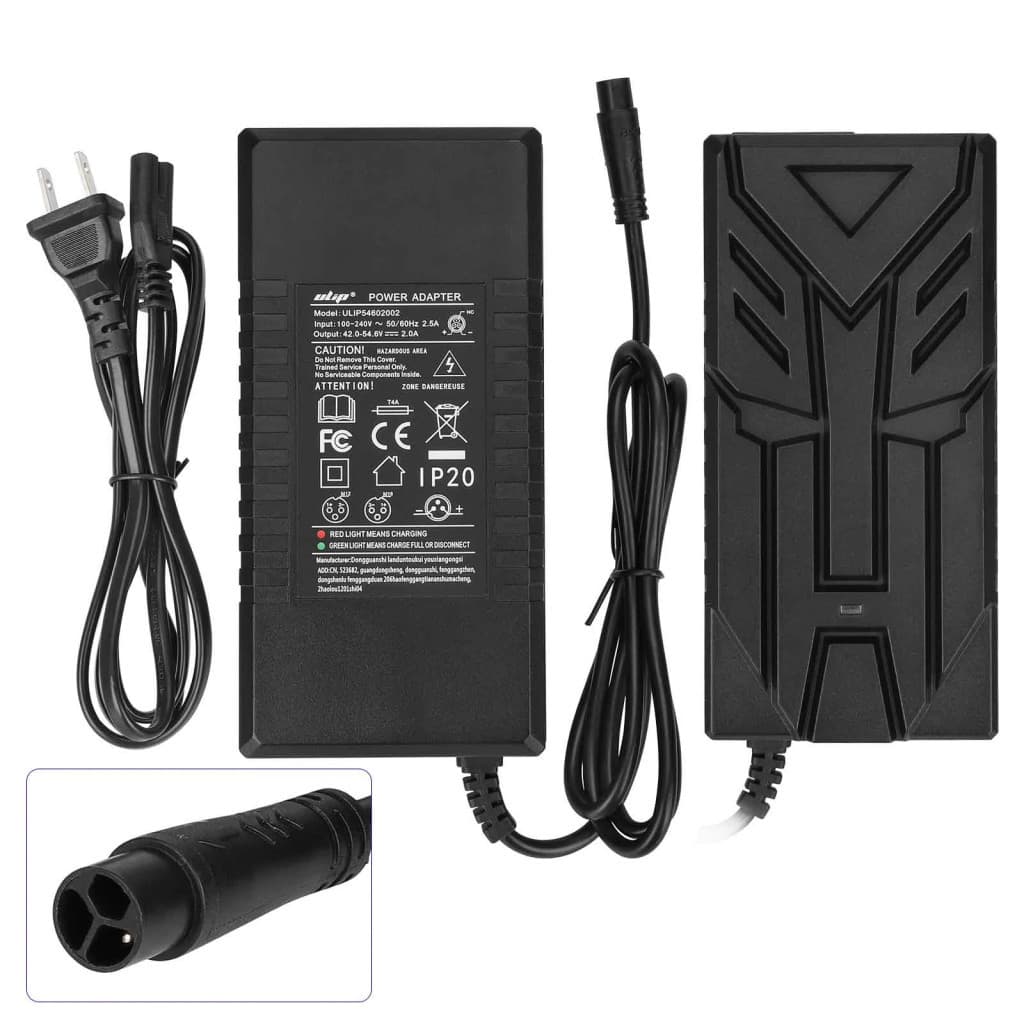 54.6V2A töltő  LP16-3Pfejjel (US plug)