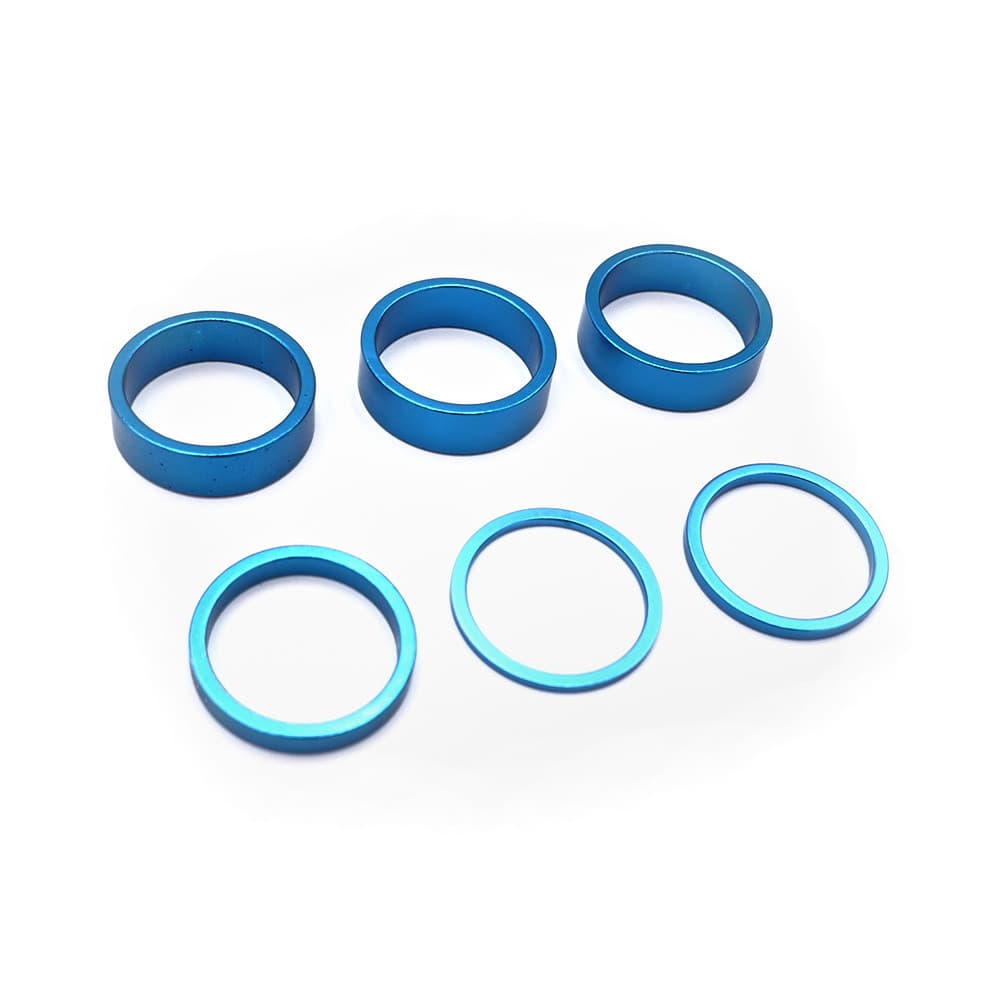 Kormány riser rings piros/arany/kék/fekete 6 db (kék)