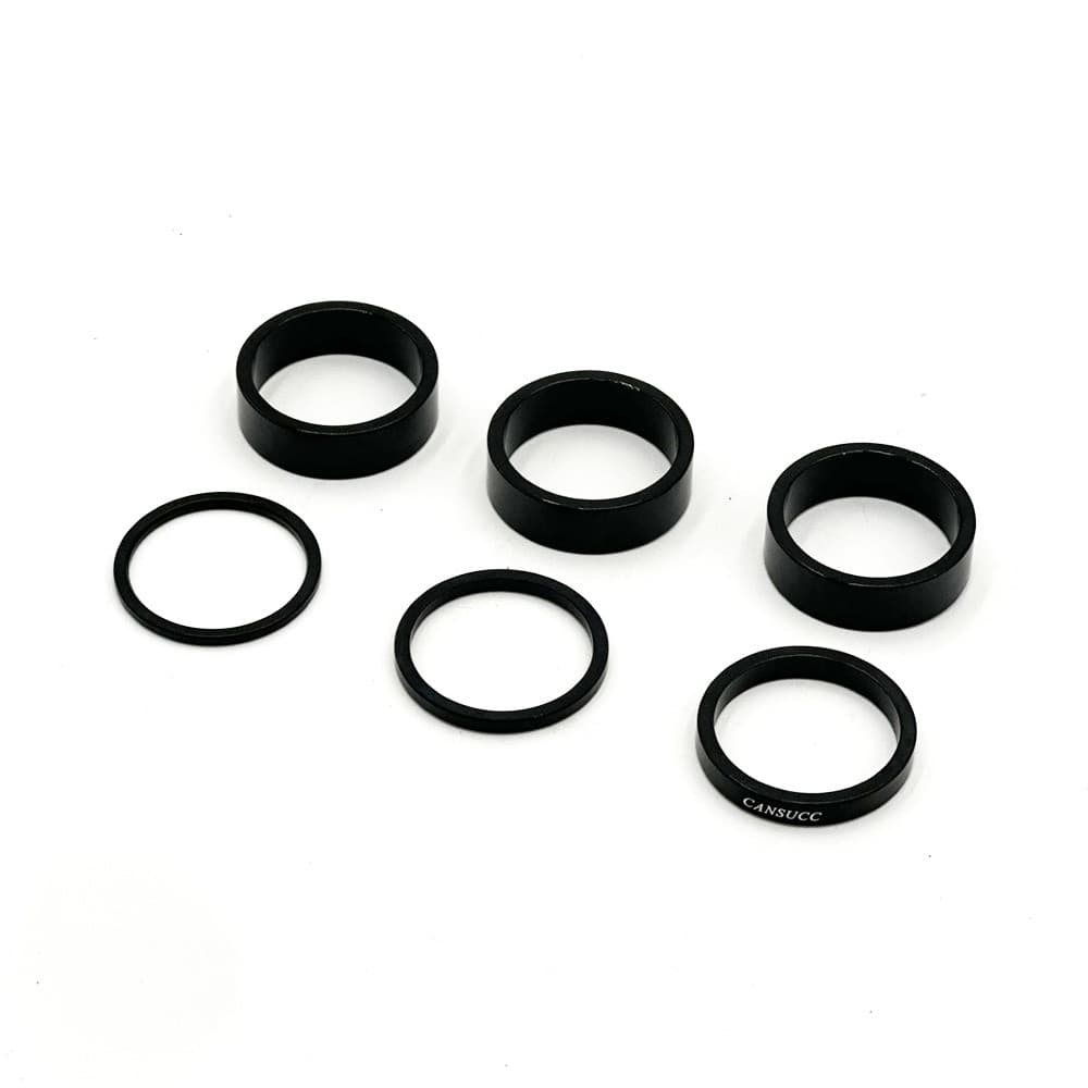 Kormány riser rings piros/arany/kék/fekete 6 db (fekete)