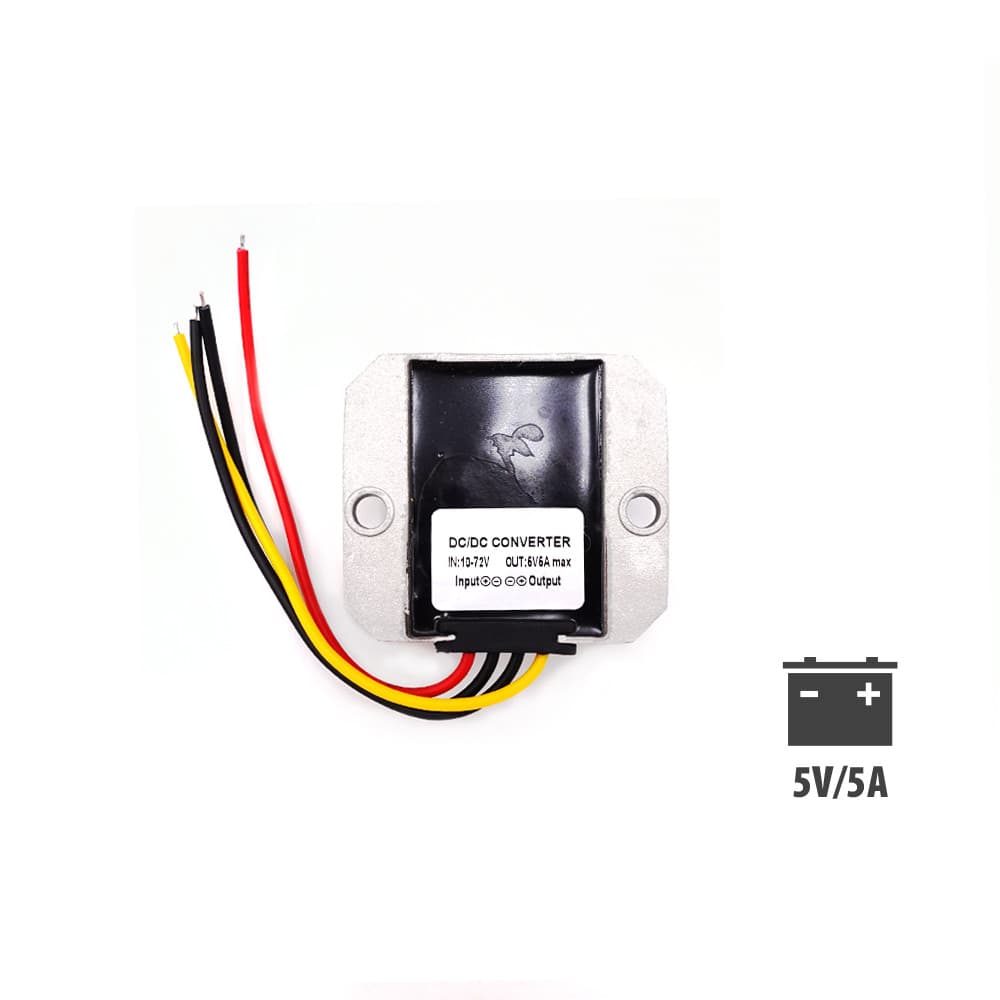 Aluminum DC feszültségátalakító (5V 5A)