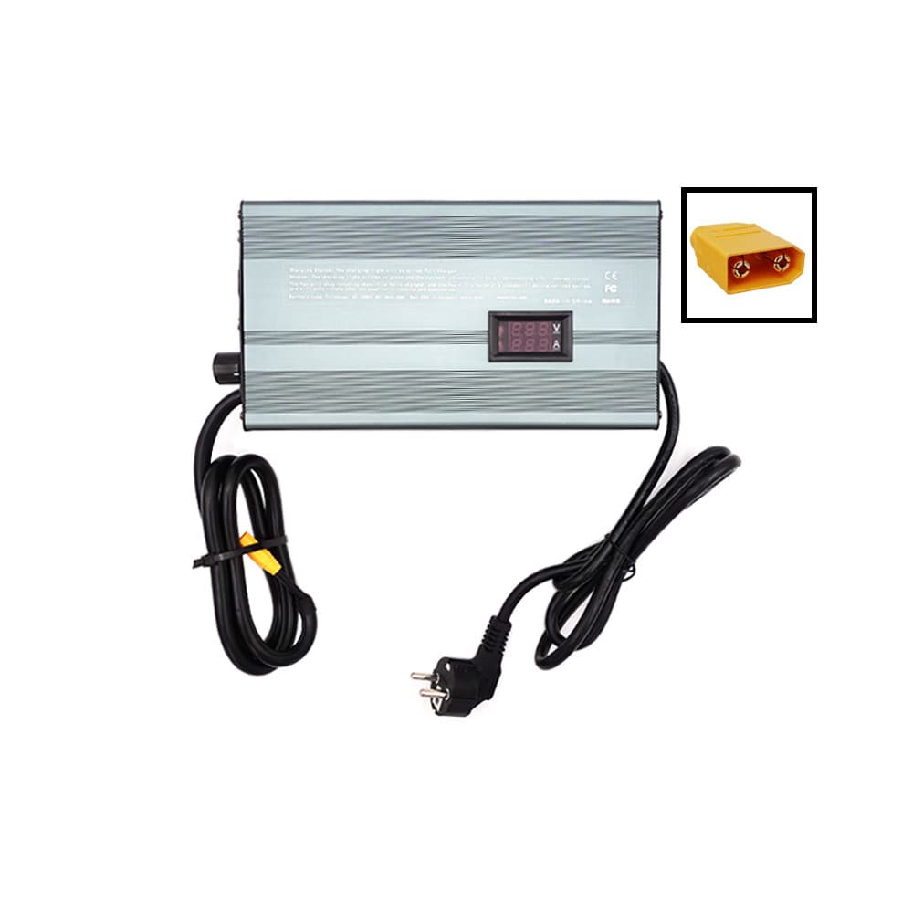 Töltő 72v-84V Adjustable 1-20 A aljzat XT90