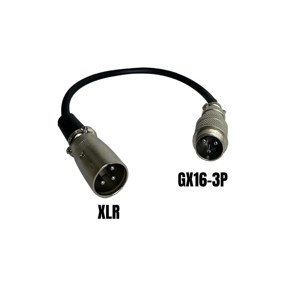 GX16-3P apa to XLR apa adapter