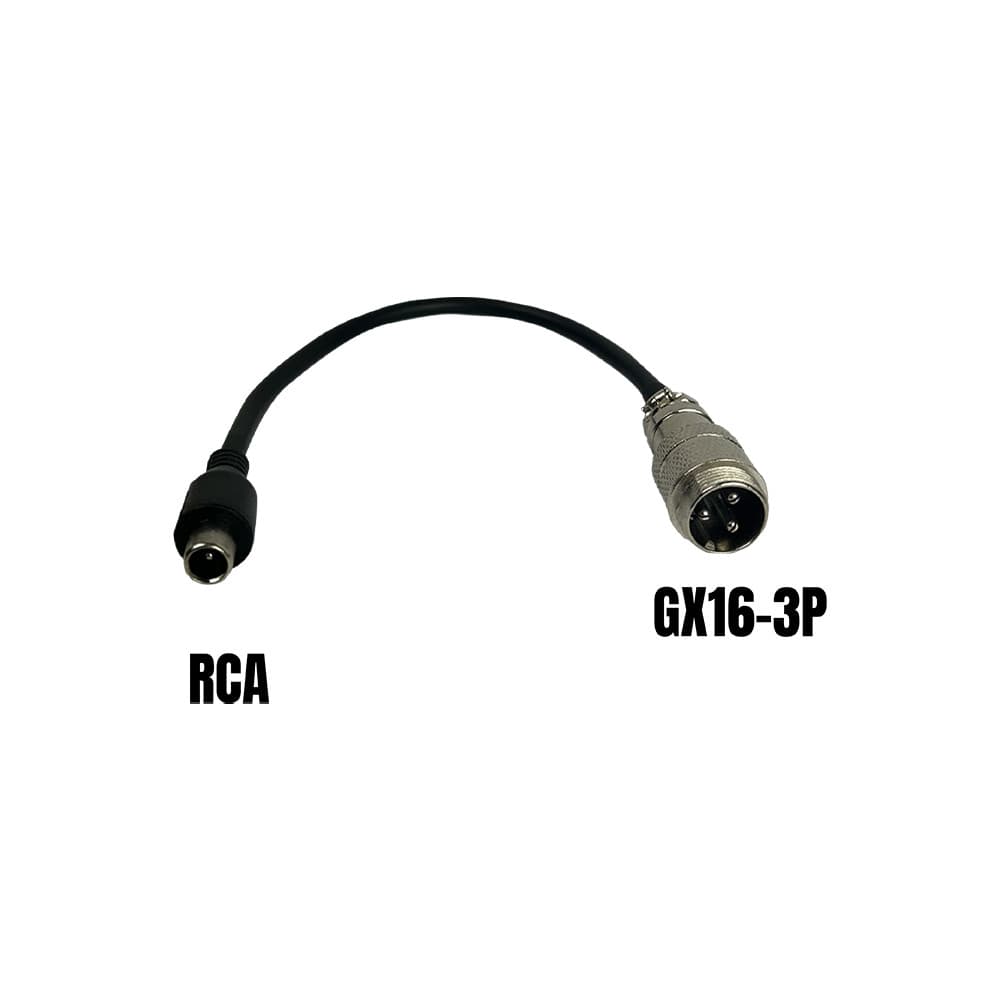 GX16-3P apa to RCA csatlakozó adapter