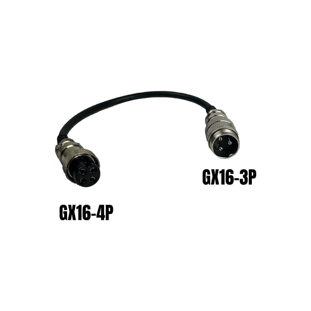 GX16-3 pin apa to GX16-4 pin anya adapter
