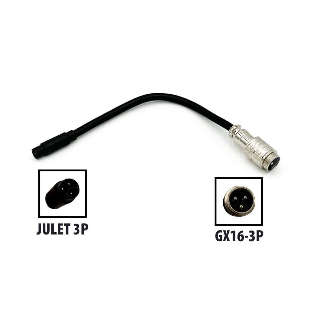 GX16-3P to Julet 3P adapter