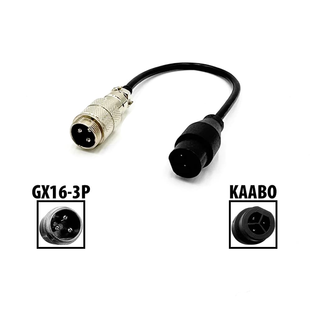 GX16 3P to Kaabo adapter
