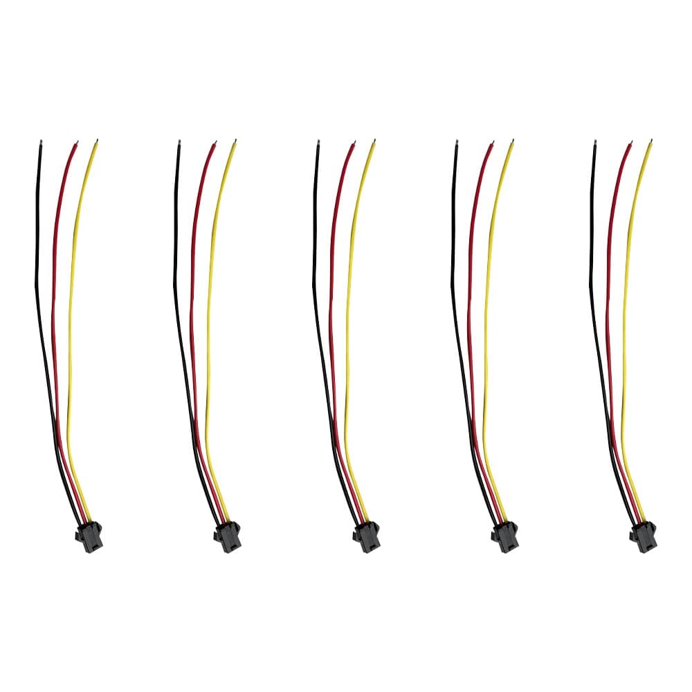 3-pin JST anya csatlakozó + kábel x5