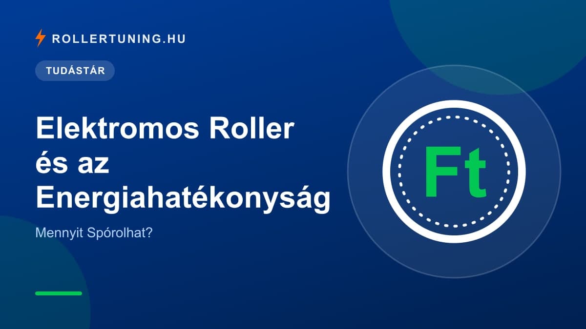 Elektromos Roller és az Energiahatékonyság – Mennyit Spórolhat? – illusztráció