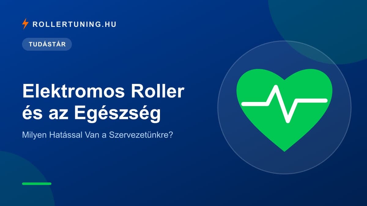 Elektromos Roller és az Egészség – Milyen Hatással Van a Szervezetünkre? – illusztráció