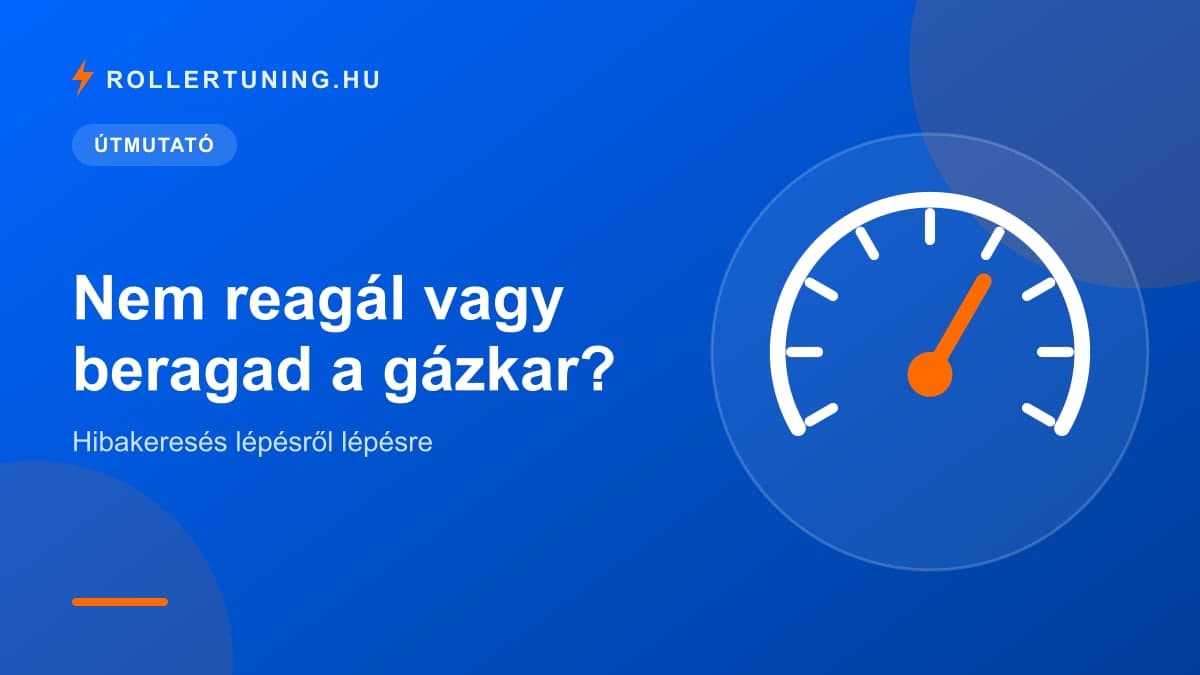 Nem reagál vagy beragad a gázkar? Hibakeresés lépésről lépésre – illusztráció