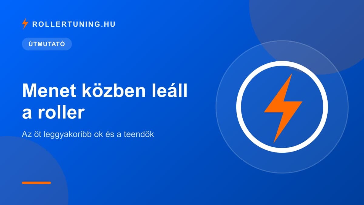 Menet közben leáll a roller: az öt leggyakoribb ok és a teendők – illusztráció