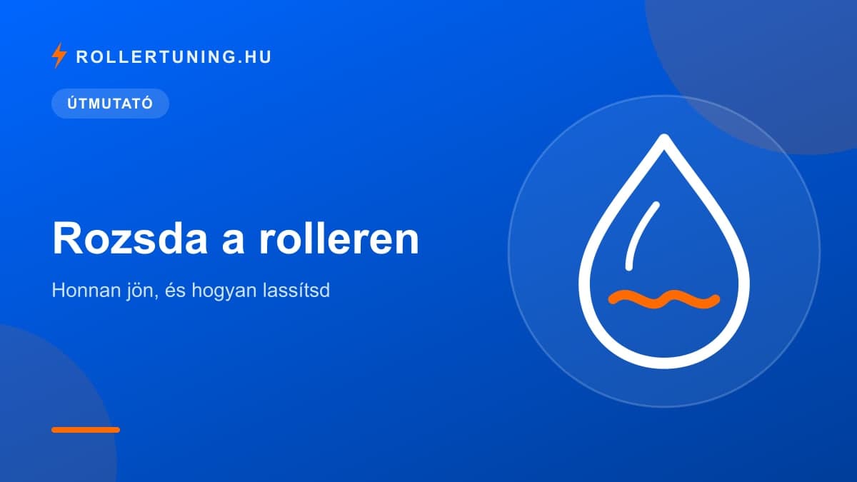 Rozsda a rolleren: honnan jön, és hogyan lassítsd – illusztráció