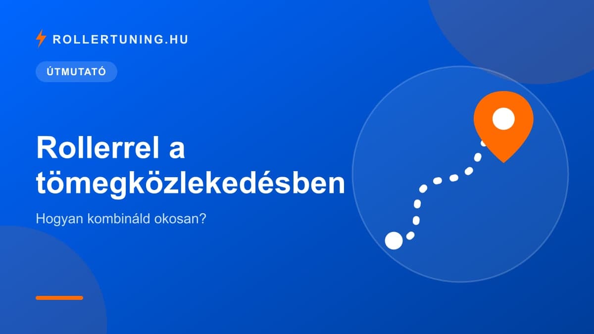 Rollerrel a tömegközlekedésben – hogyan kombináld okosan? – illusztráció