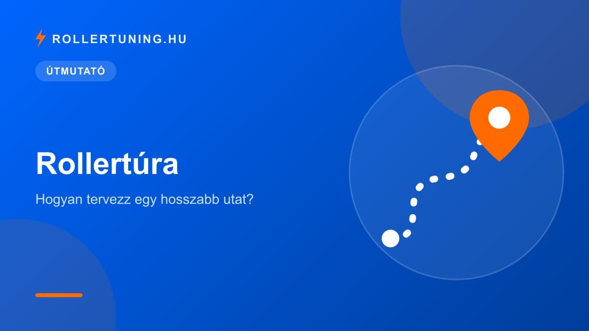Rollertúra: hogyan tervezz egy hosszabb utat? – illusztráció