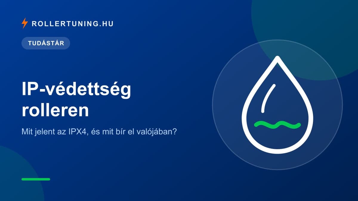 IP-védettség rolleren: mit jelent az IPX4, és mit bír el valójában? – illusztráció