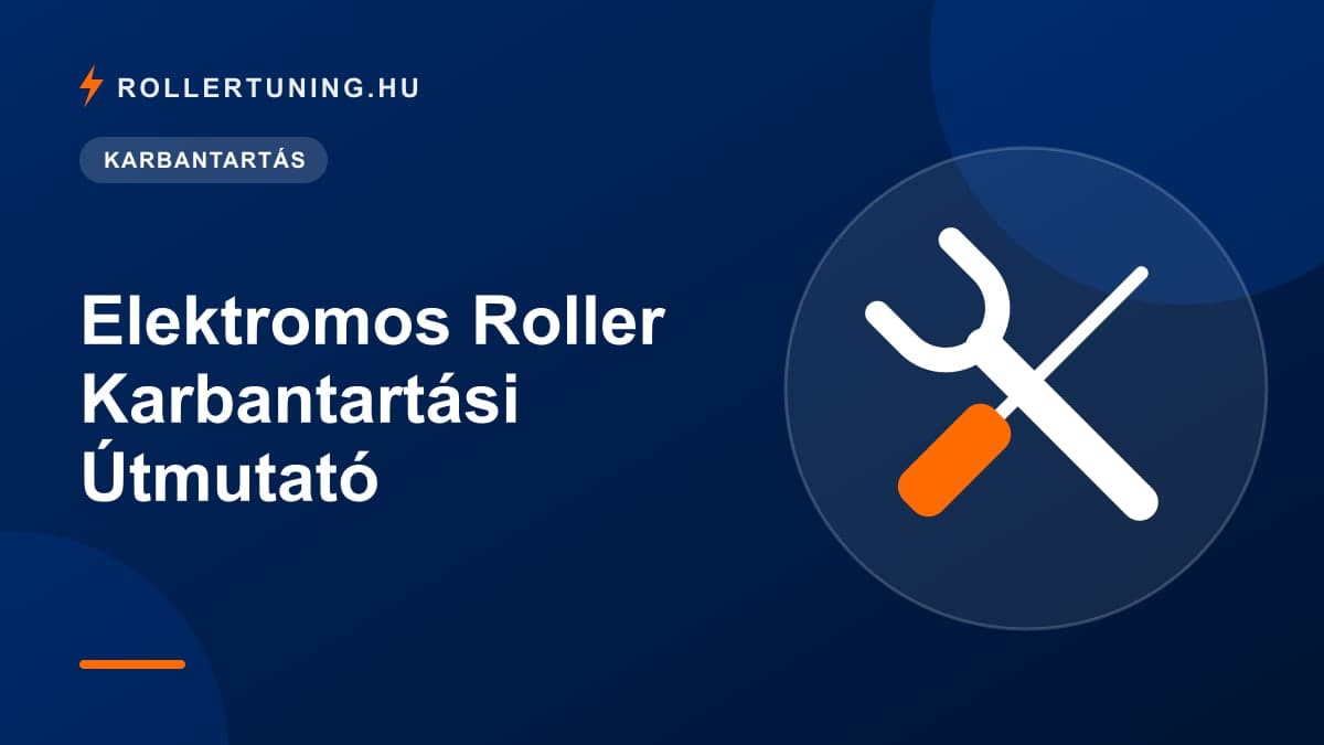 Elektromos Roller Karbantartási Útmutató – illusztráció