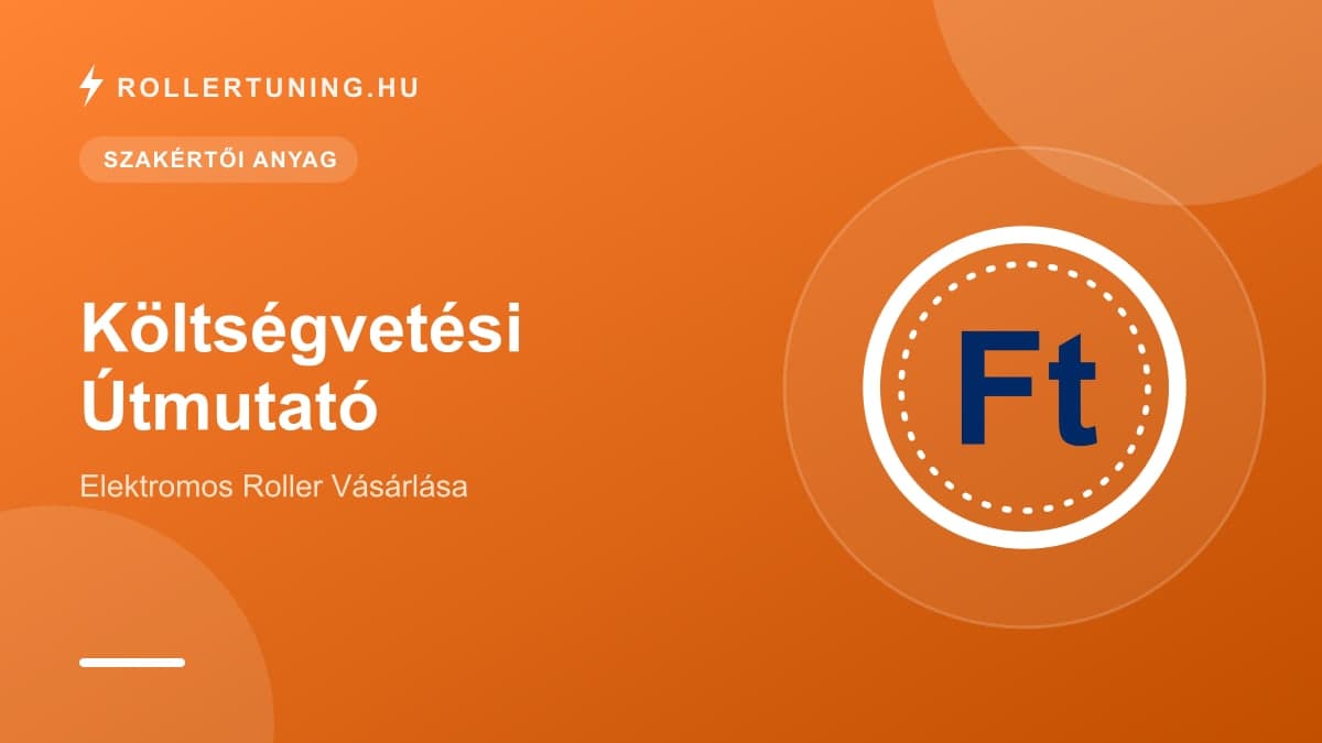 Költségvetési Útmutató – Elektromos Roller Vásárlása – illusztráció
