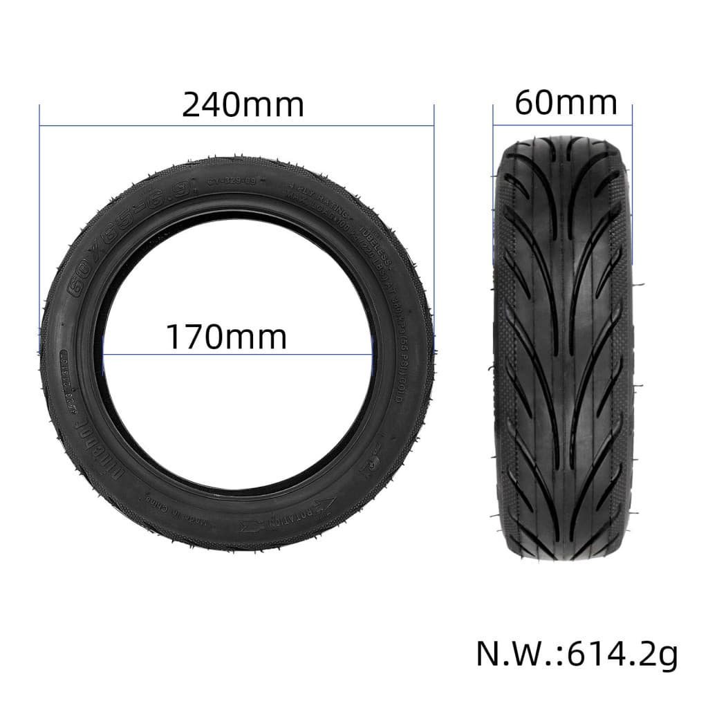 Külső gumi 60/65-6,9 tubeless – Segway Ninebot Max G2 hátsó kerék / Yuanxing 10"