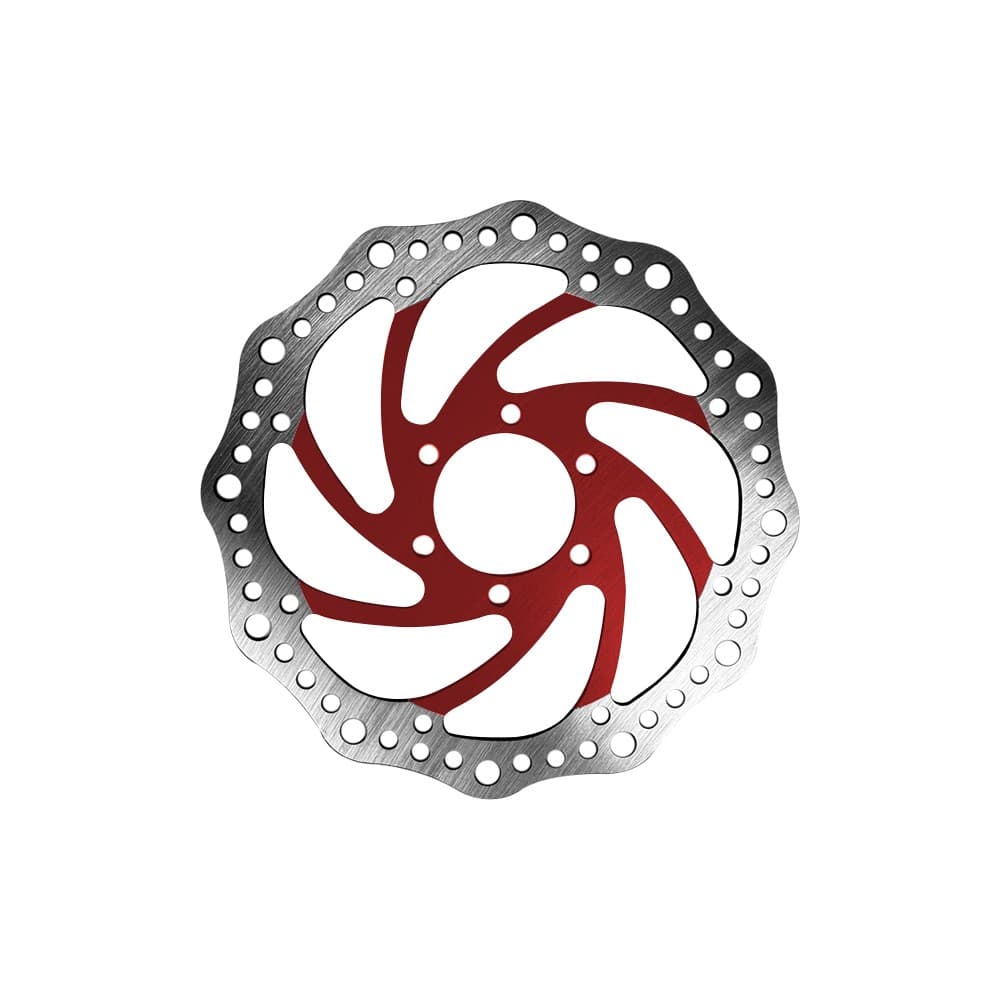 R6 160mm féktárcsa + 48mm furatkör diameter (3 szín) (piros)