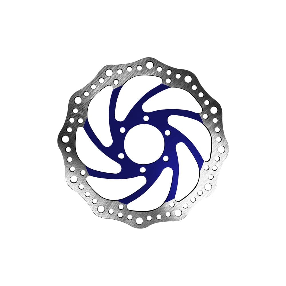 R6 160mm féktárcsa + 48mm furatkör diameter (3 szín) (kék)