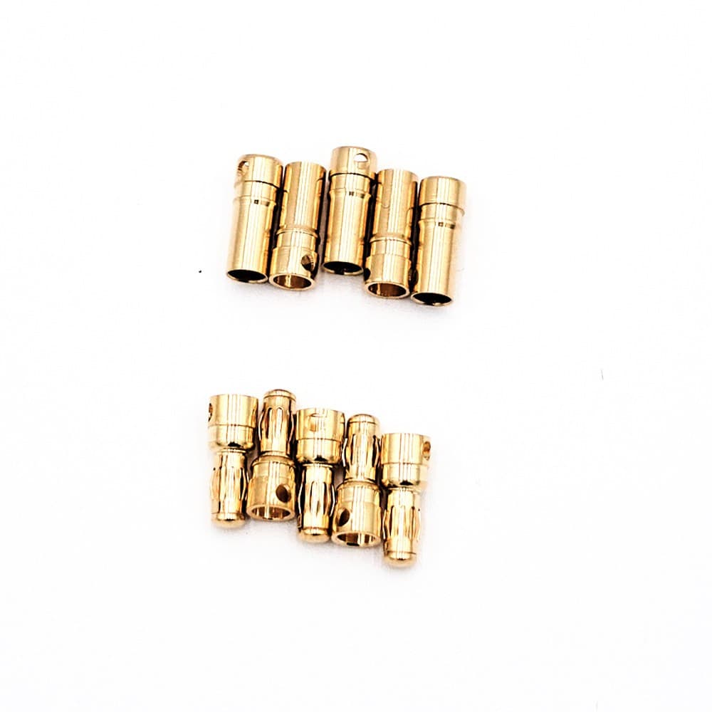 3.5mm banana csatlakozók X10 (5Male+5Female)