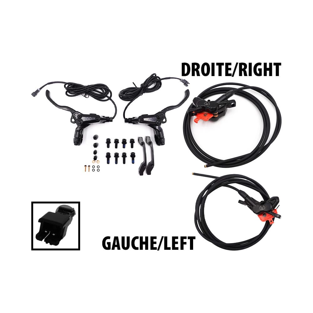 Hidraulikus fékszett 4 dugattyús Connecteur SM (1x AR bal / AV jobb + 1x AR jobb /AV bal)